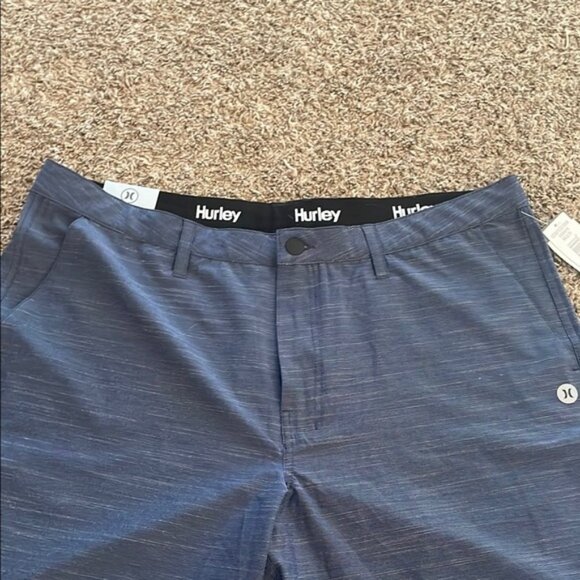NWT Hurley 40 Blue Walk Shorts - Picture 4 of 8